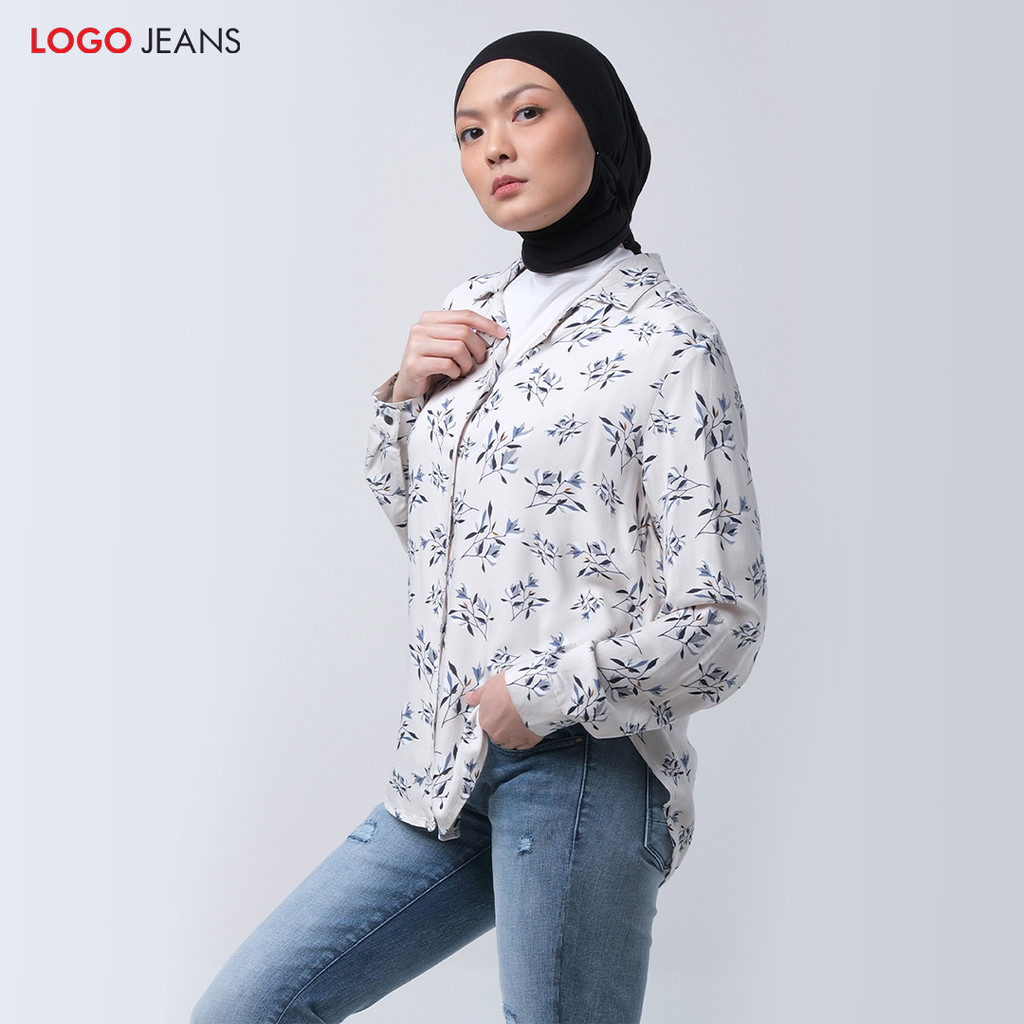 Logo Jeans - Kemeja Wanita Sevyn 24991L9CN