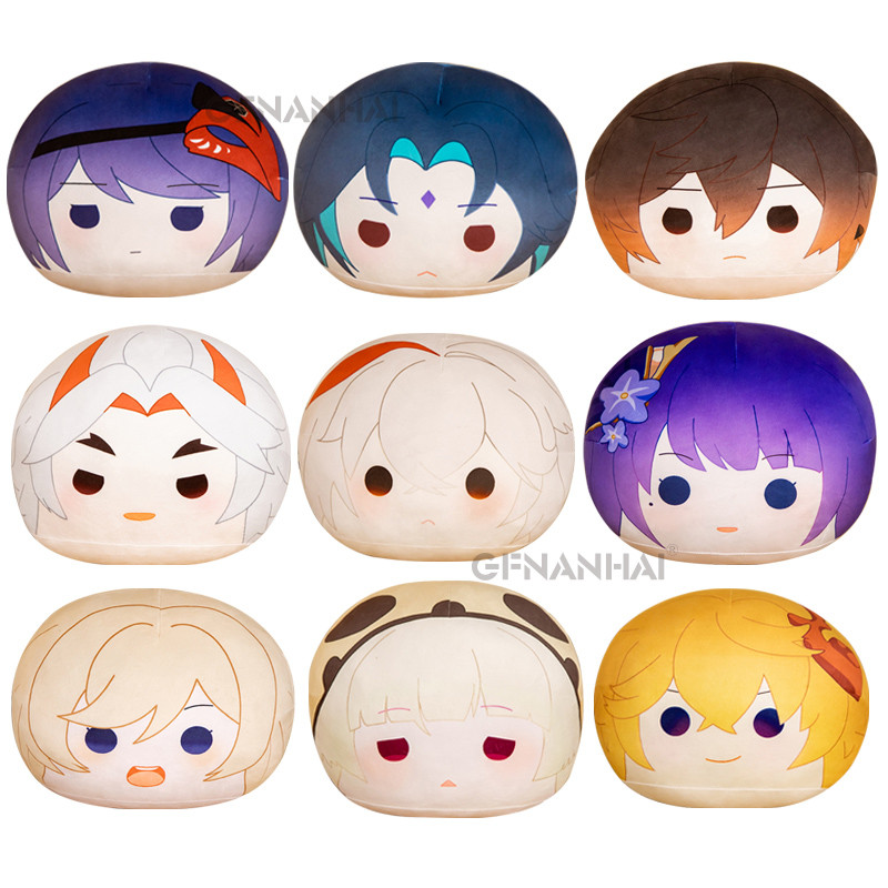 10CM Anime Game Genshin Impact Raiden Shogun Kaedehara Kazuha Xiao Tartaglia Plush Doll Cartoon Cosp