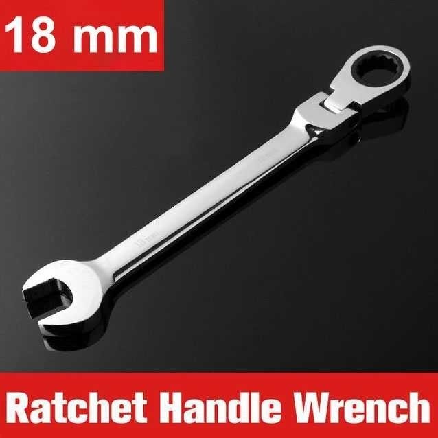 

TRFF Kunci Pas Dual Head Combination Ratchet Wrench Flexible Head CL6-24