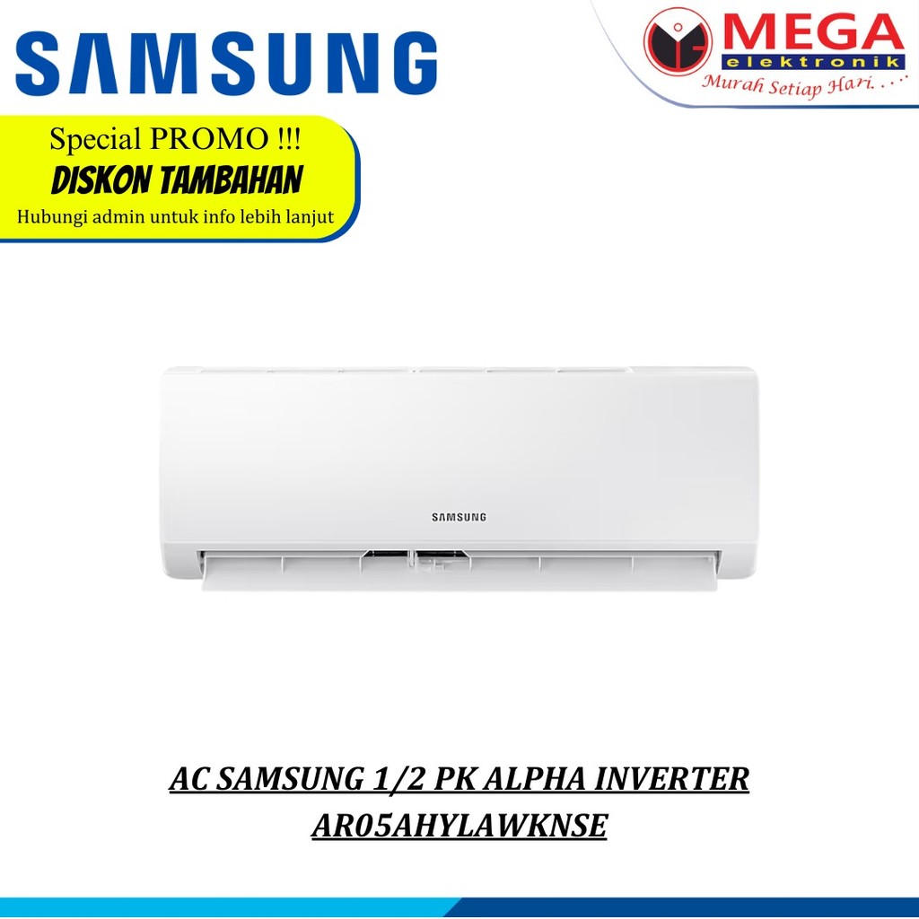 AC SAMSUNG 1/2 PK ALPHA INVERTER  AR05AHYLAWKNSE