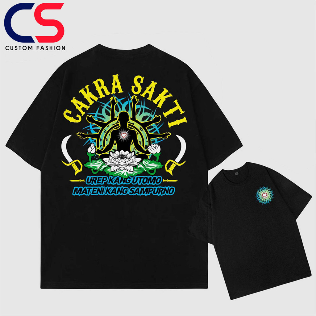Kaos Terate PSHT CAKRA SAKTI Persaudaaraan Setia Hati Terate COTTON COMBAD 30s DISTRO