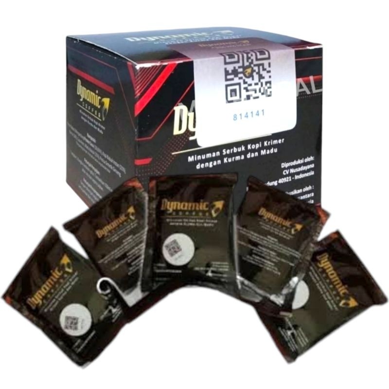 

DYNAMIC COFFEE 1 BOX ISI 10 SACHET ORIGINAL KEMASAN TERBARU