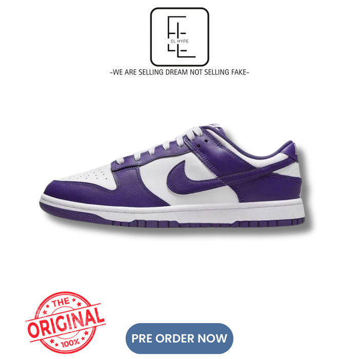 Nike Dunk Low Retro Court Purple (100% Original) DD1391-104