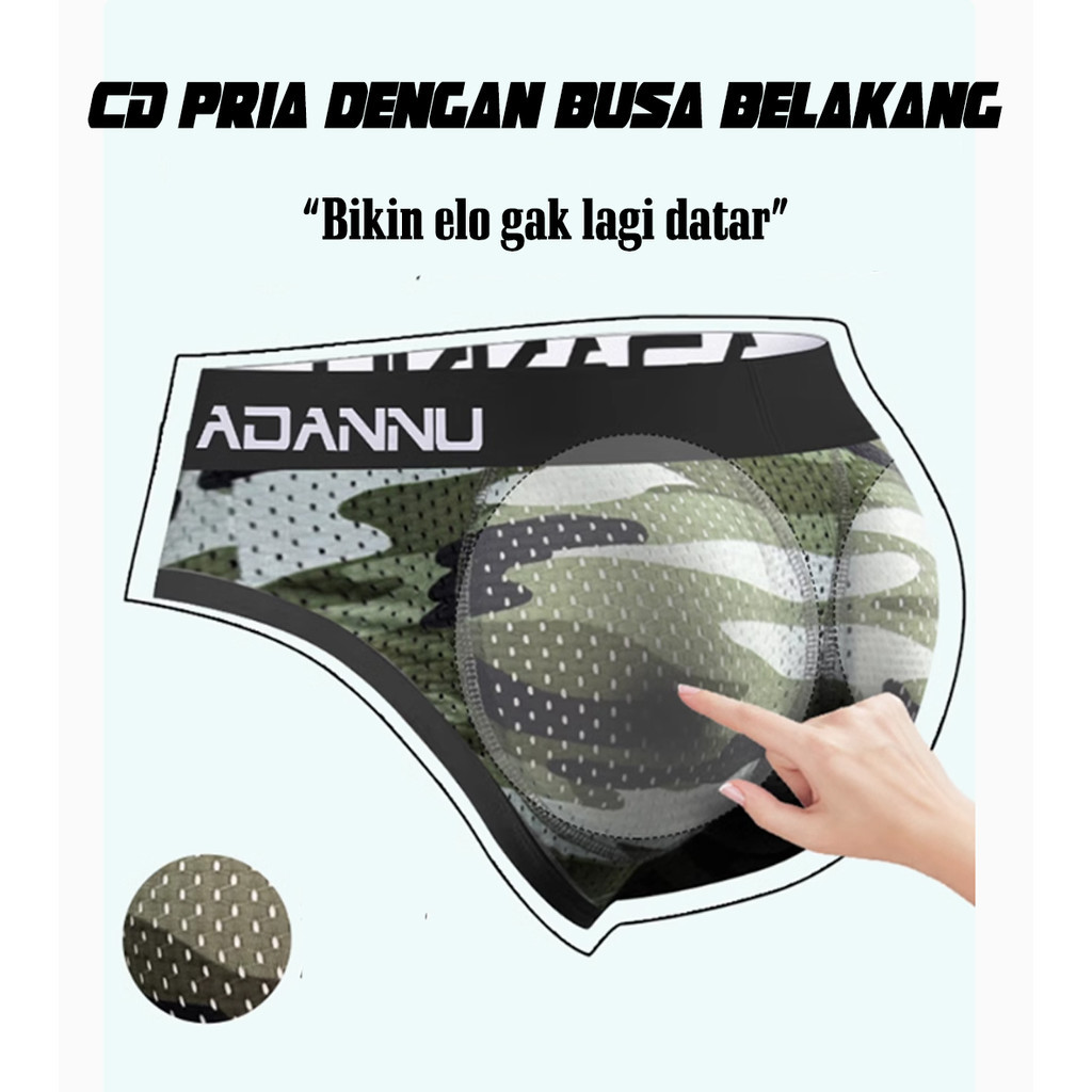ORLVS Celana Dalam Pria Busa Bokong Belakang