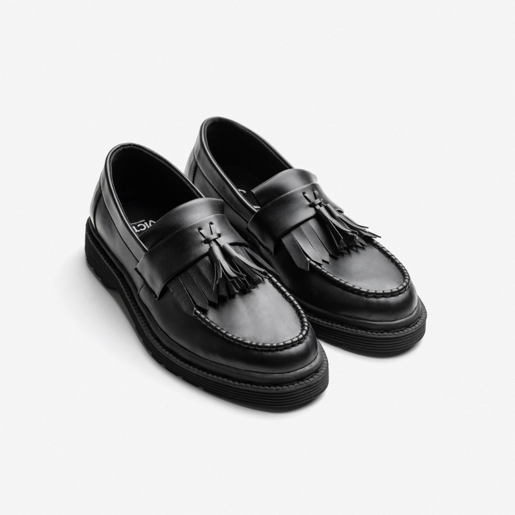 [BIG PROMO]  VCTS - Loafers Adrian Tassel All Black