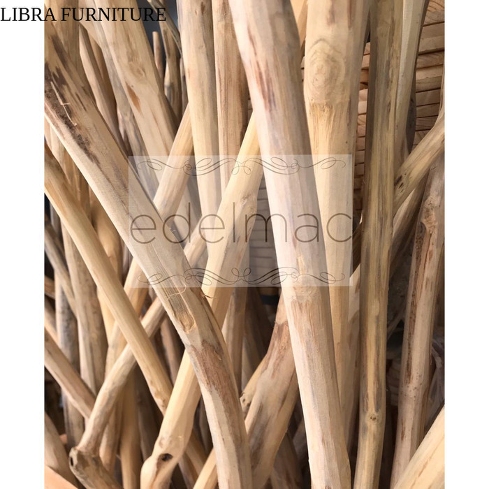 Ranting Kayu Jati | Ranting Kayu Macrame Ukuran Pendek - 20cm gratis ongkir