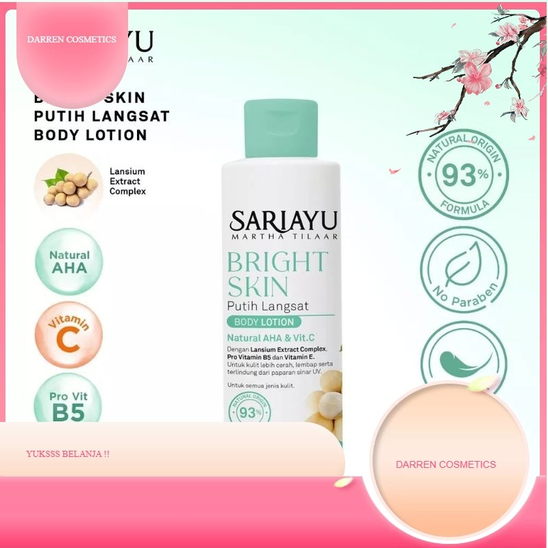 BODY LOTION PUTIH LANGSAT SARIAYU