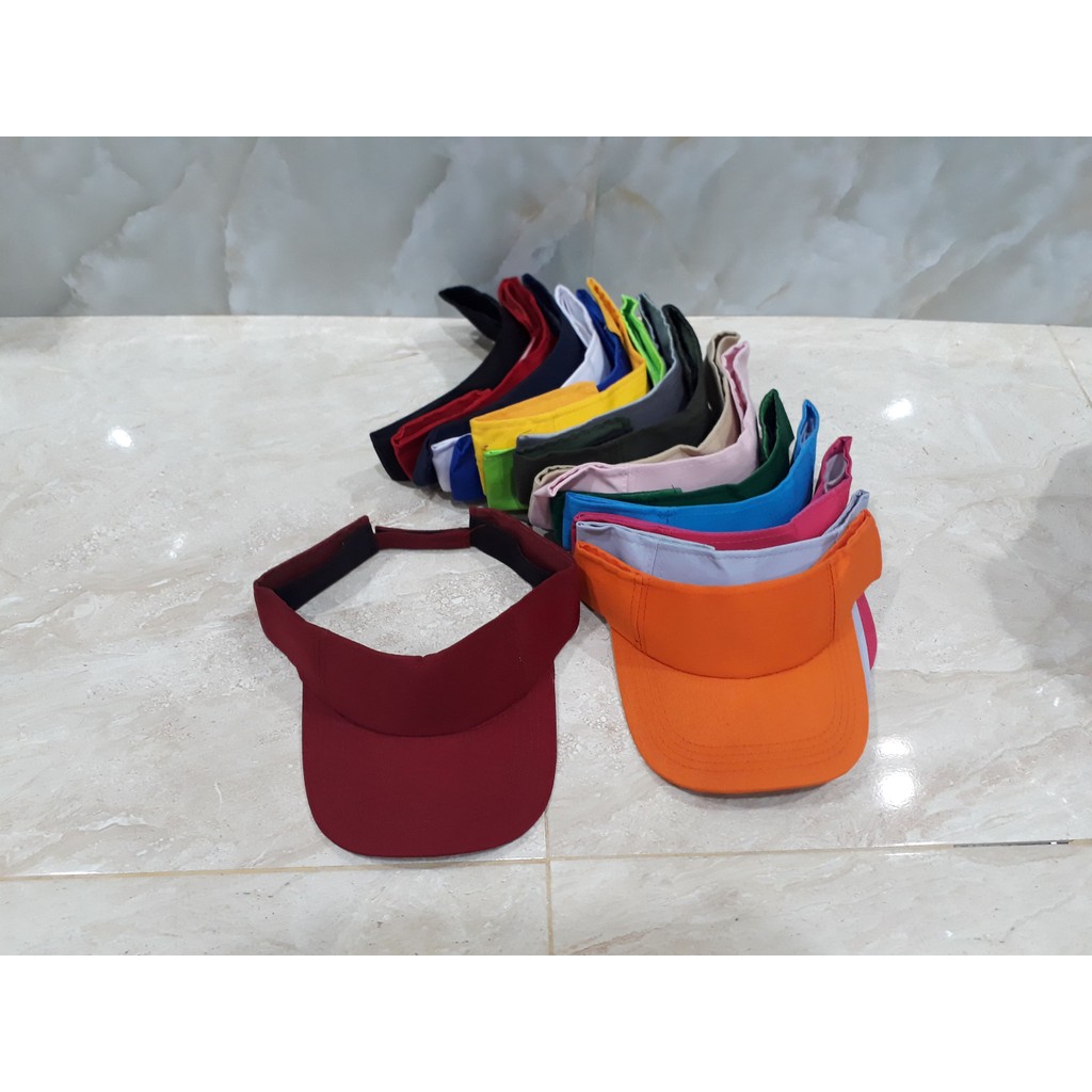 TOPI CADDY VISOR HAT GOLF SENAM ZUMBA OLAHRAGA TENIS POLOS PRIA WANITA DEWASA BISBOL CEWEK COWOK LAK