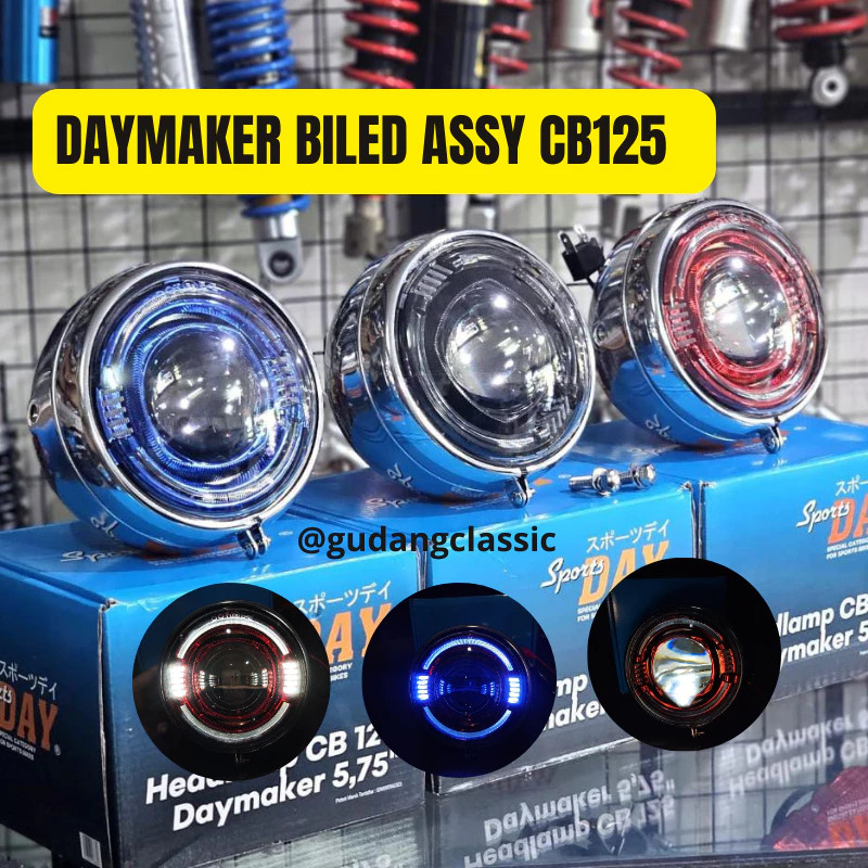 LAMPU BILED BILLED SET BATOK CB 125 5 INCHI PESEK CB GL MP TIGER