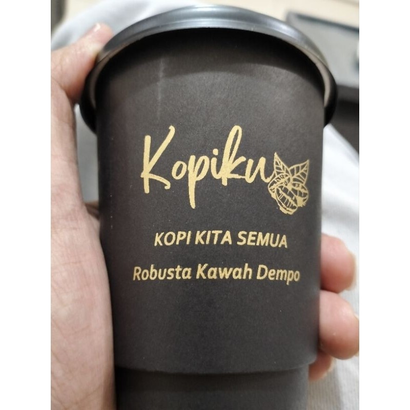 

Kopi cup kopiku robusta asli kawah dempo