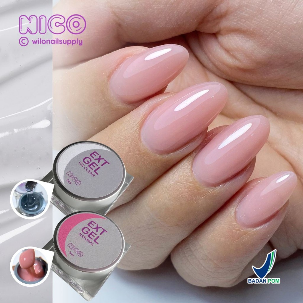 NICO NAIL EXTENSION GEL | Sculpture Nail Extension Gel | Kuku Extension | Extension Gel WILONAILSUPP