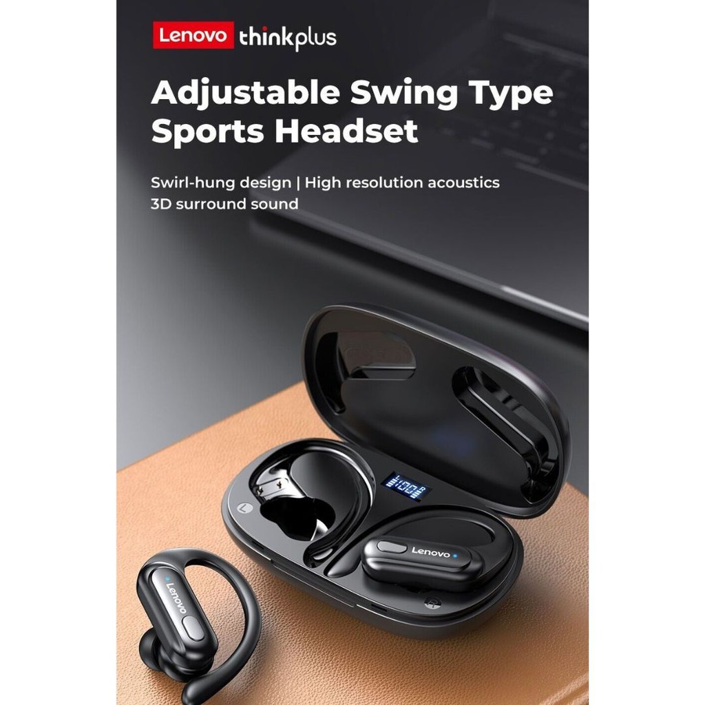 Lenovo Thinkplus Earphone TWS Bluetooth HiFi Surround Ergonomic 400mAh - XT60B FD Shop8