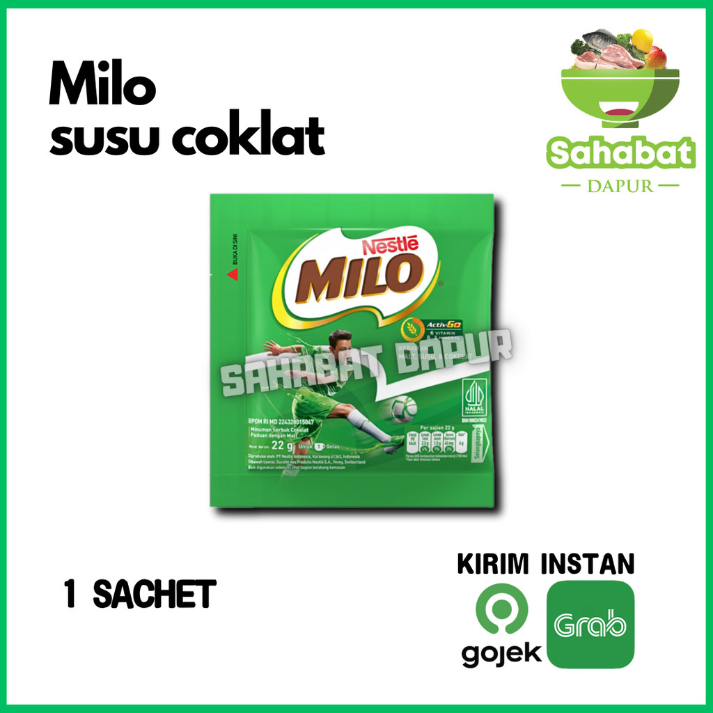 

Milo ActiveGo / Susu Coklat Sachet 22gr