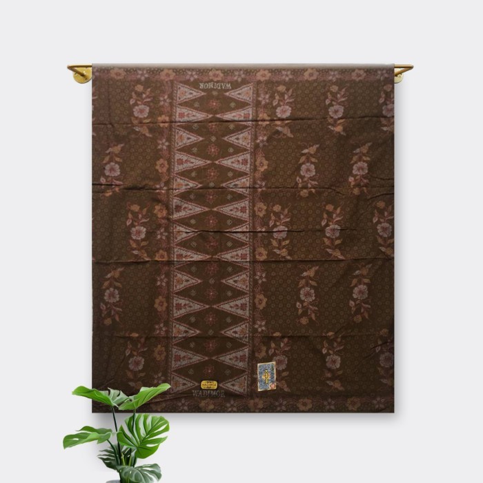BEST SELLER Wadimor Sarung Tenun Jawa Batik Gentengan - M3 COKELAT