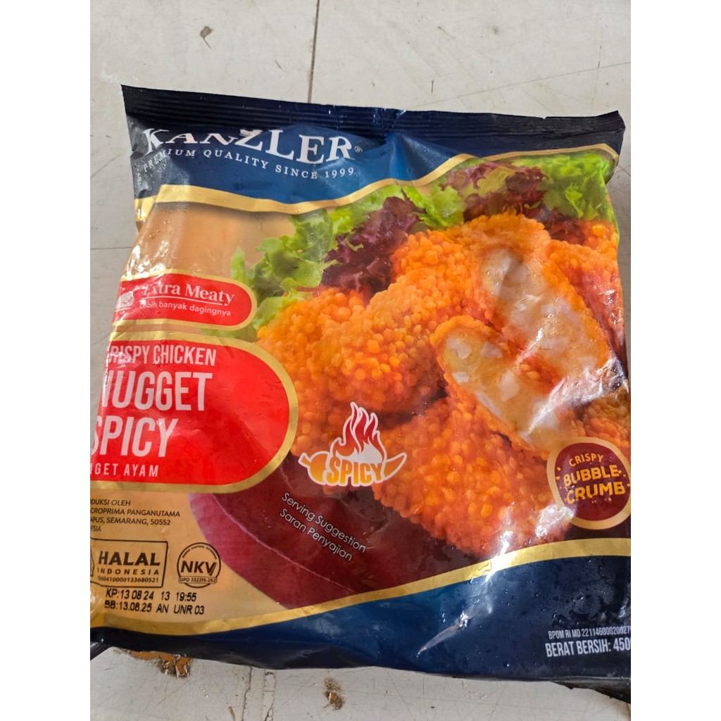 

Kanzler Spicy Crispy Chicken Nugget 450 gram