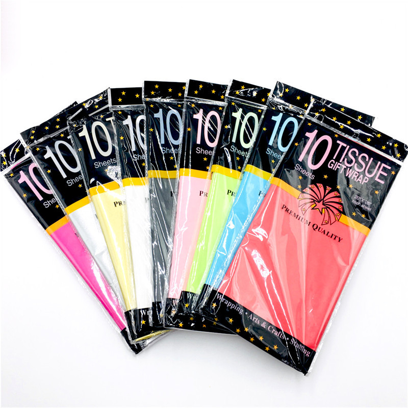 

10 Sheets 50*66cm Tissue Paper DIY Handmade Craft Paper Flowers Gift Packing Wedding Festive & Party Home Decoration Supplies