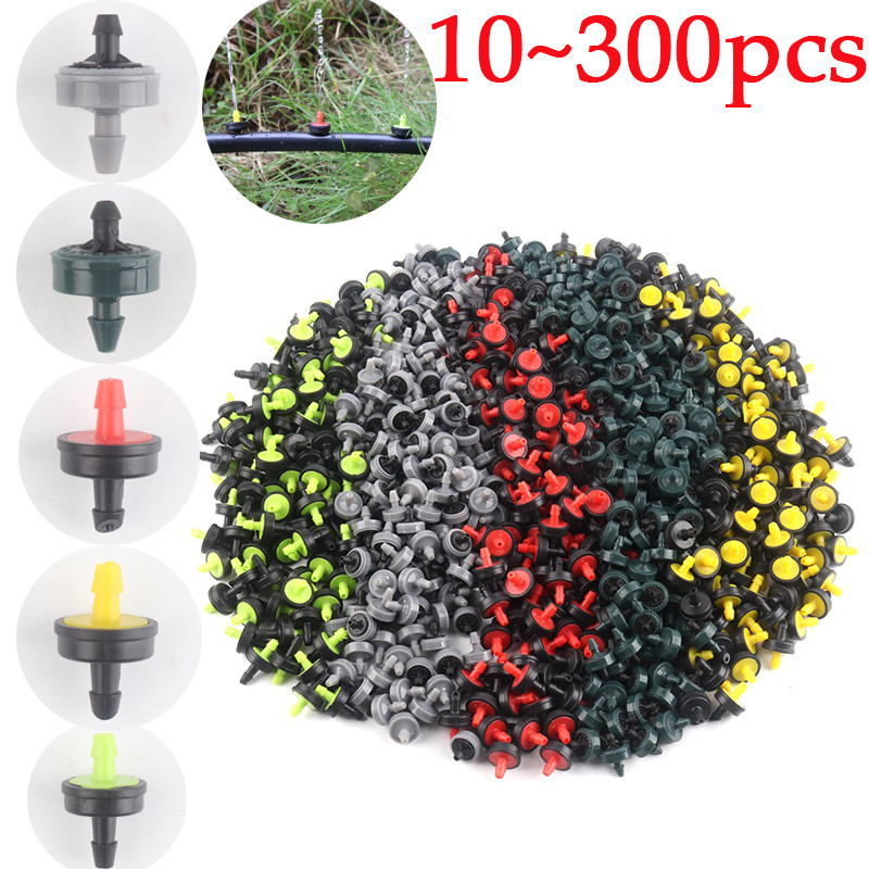 10~300PCS Garden Irrigation Sprinkler 4L 8L 10L 20L 30L Flow Water Saving Dripper Plastic FruitTree 