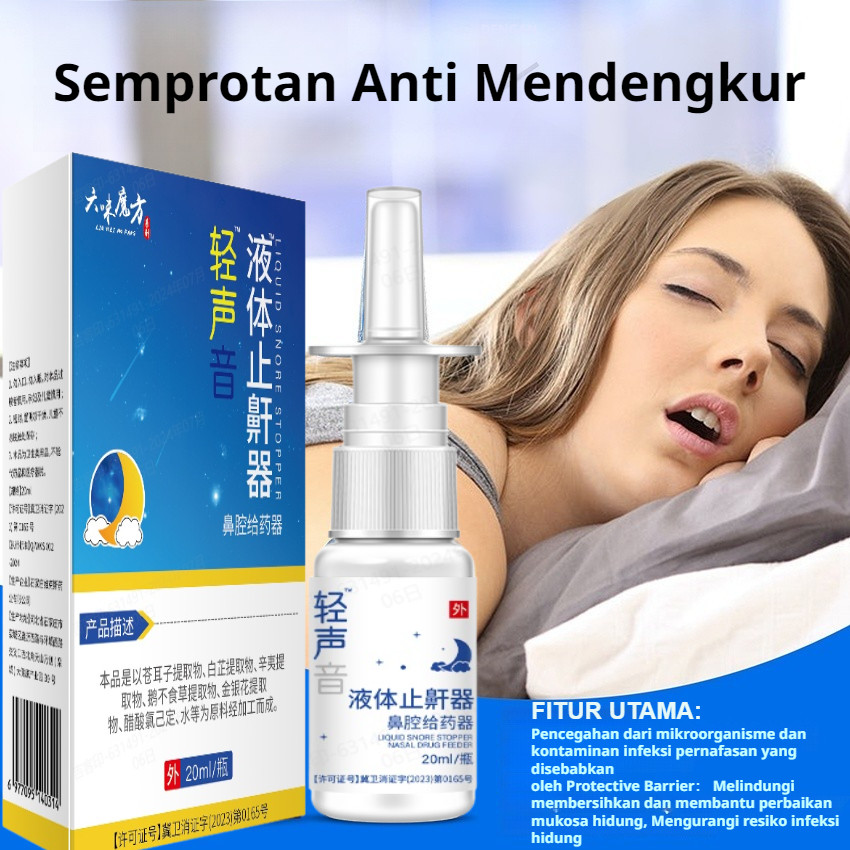 ✨COD/Kirim Dalam 24 Jam✨ Obat Anti Ngorok Semprot Anti Ngorok/Semprotan Perawatan Mendengkur/Cairan 