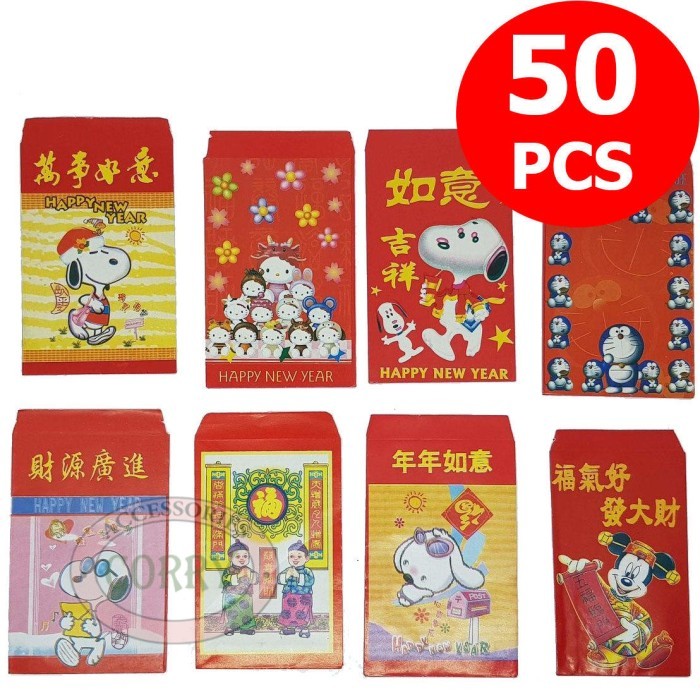 

Angpao Imlek Murah Isi 50 Merah 8 Cm Amplop Lokal Indonesia