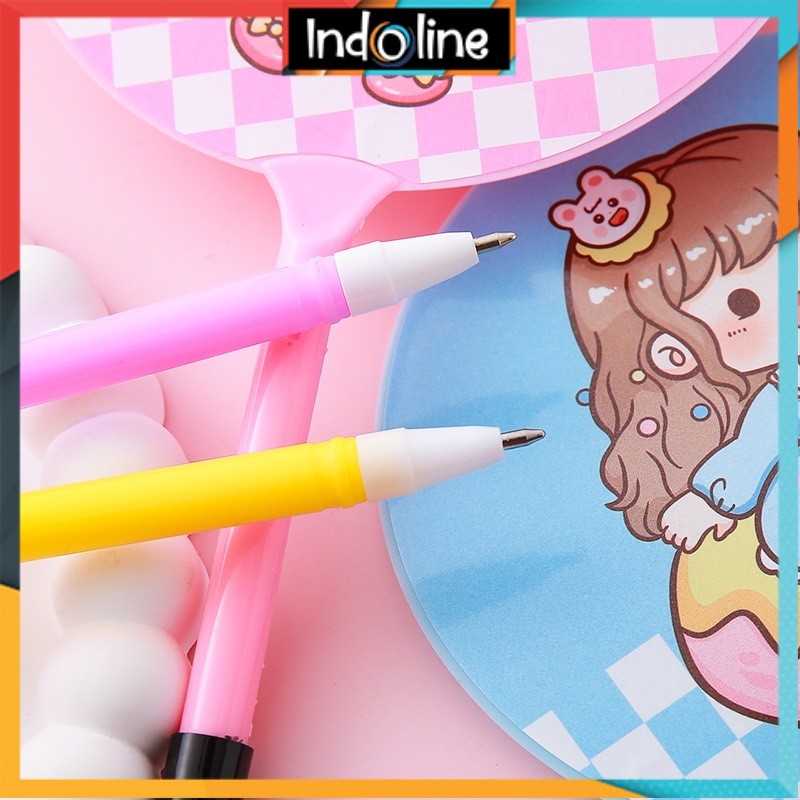 

Pulpen Kipas Bulat Karakter Kartun Wanita Cantik Pulpen Sekolah ℒ 1196