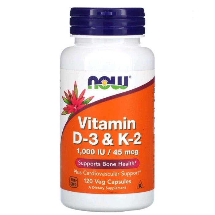 now foods vitamin D3 & K2