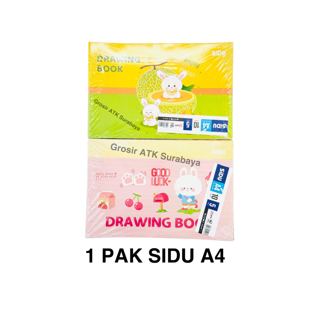 

( StaLand ) / ( DAPAT 1 PAK ISI 5 PCS ) BUKU GAMBAR SINAR DUNIA A4 / Drawing Book Sinar Dunia SiDu SD A4