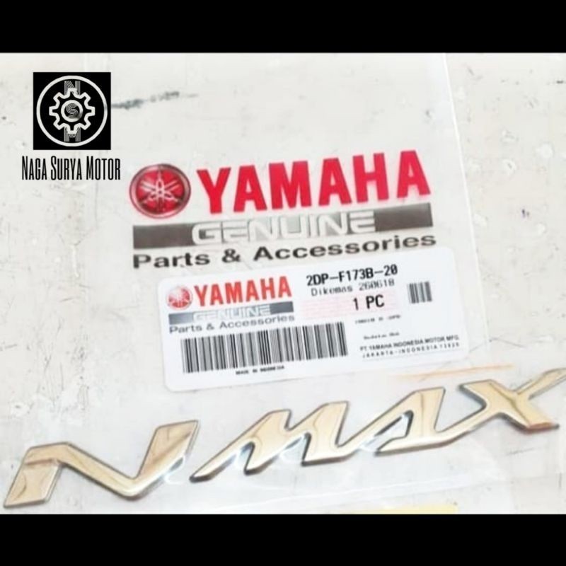 Emblem Yamaha NMax gold 2DP-F173B-20 ORI YGP