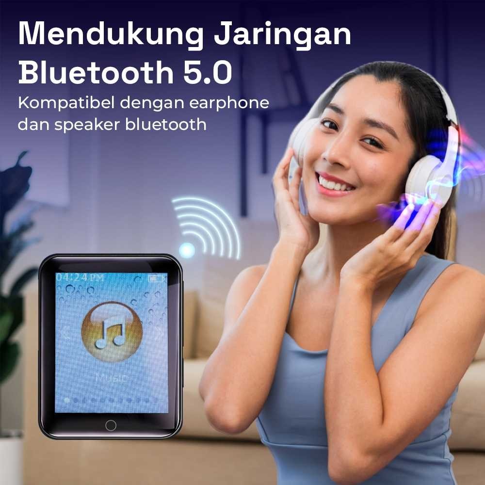 KANSHPKANSHP Worallymy MP3 Digital Audio Player Bluetooth HiFi AB Repeat 2.0 Inch - S309