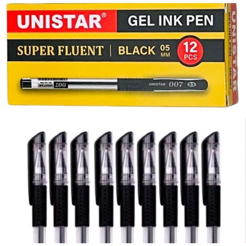 

(12 pcs) bulpen Gel pen UNISTAR / bulpen gel / bolpoin gel / pulpen gel