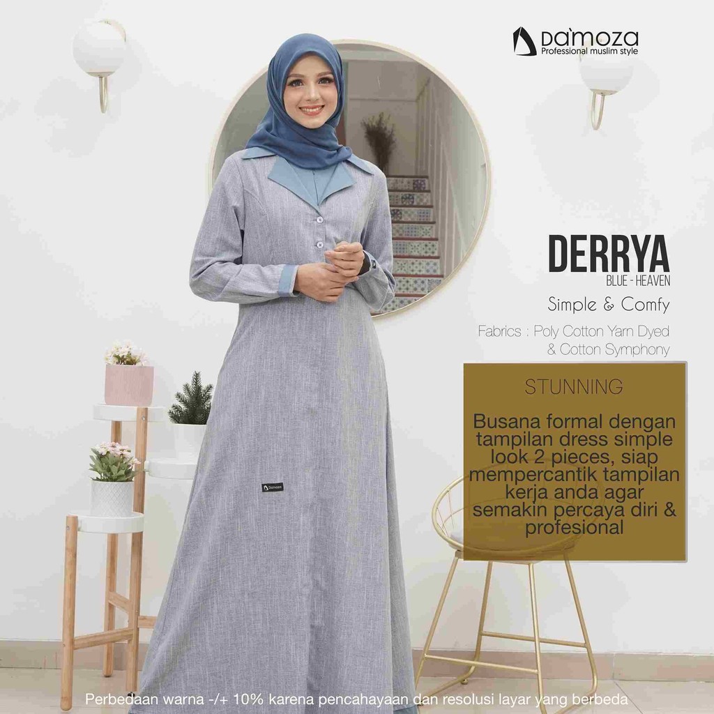 SABRINA | GAMIS DRESS PREMIUM ORIGINAL BRAND DAMOZA GAMIS JUMBO GAMIS BUSUI Damoza Gamis Derrya Gami