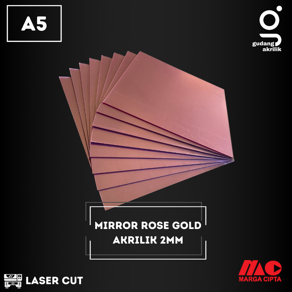 Akrilik  Rose Gold A5 2mm
