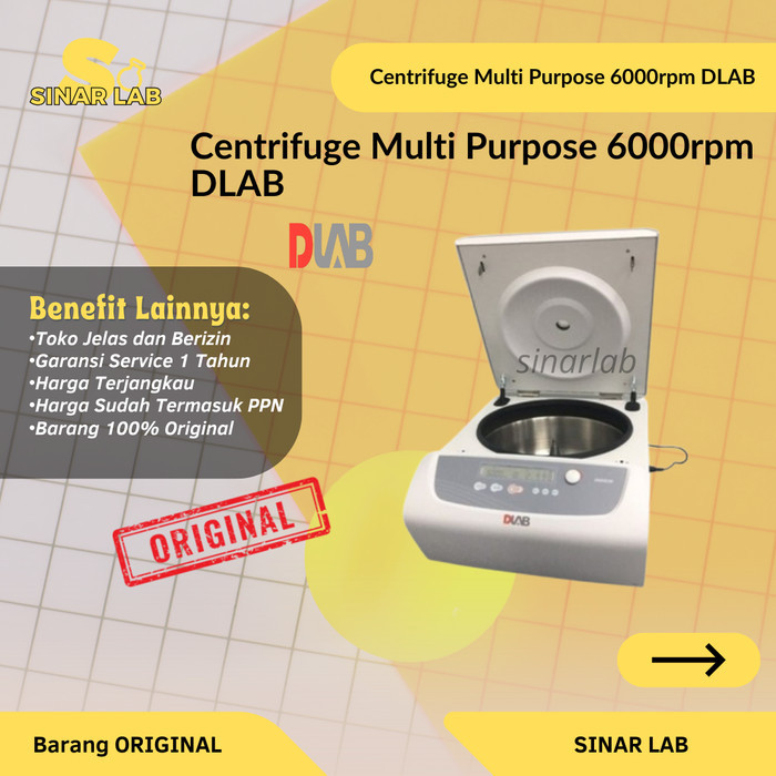 Centrifuge Multi Purpose 6000rpm DLAB