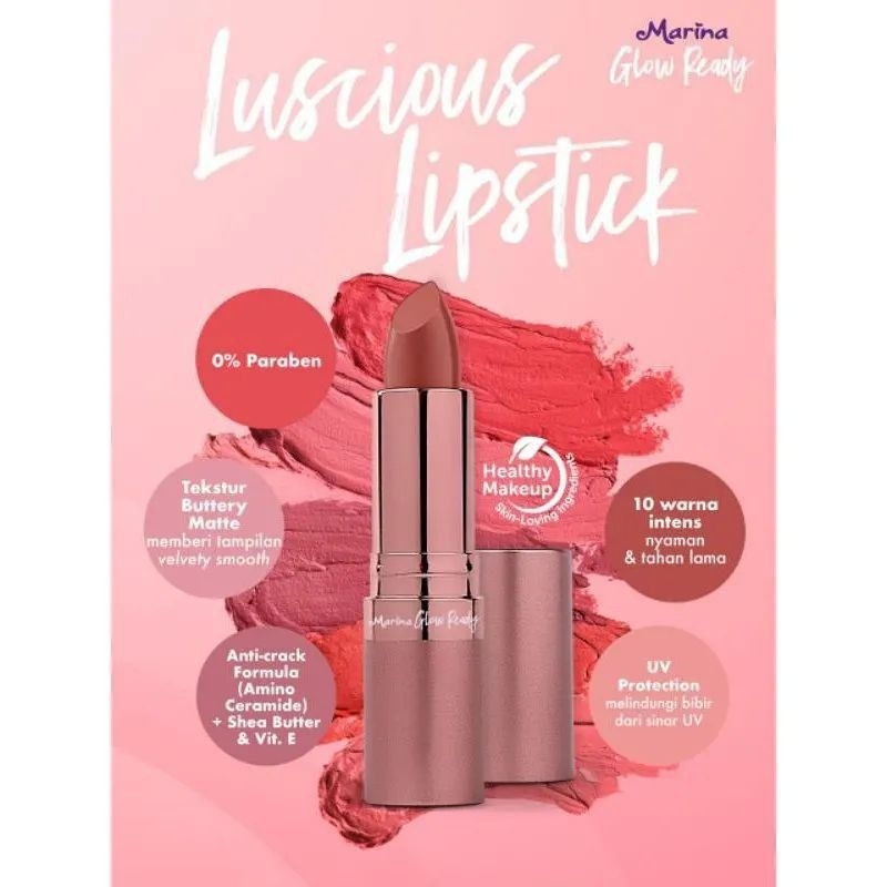 Marina lipstick glow ready