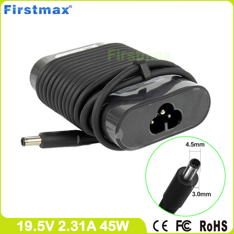 AC Power Adapter 19.5V 2.31A 45W Laptop Charger for Dell Latitude 13 3379 3390 7350 12 7202 Rugged T