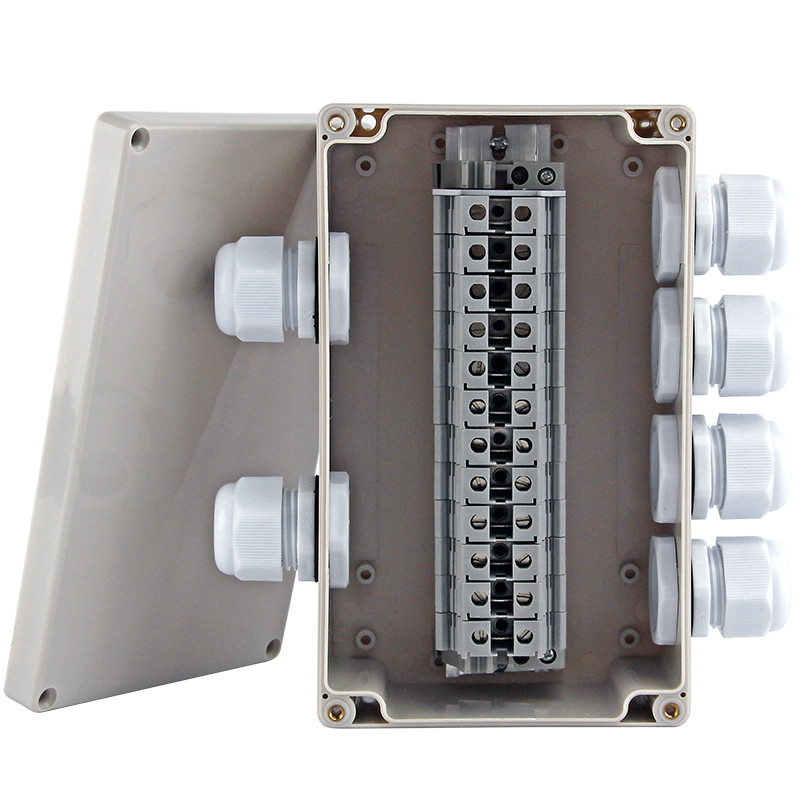 Outdoor waterproof junction box with terminals Outdoor rainproof circuit junction box High-power jun