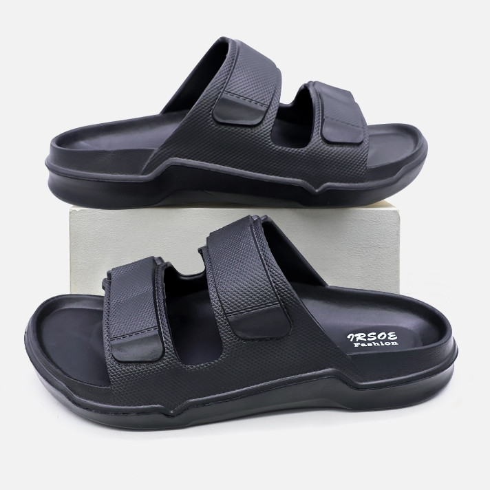 PROMO SELIN Sandal Pria Kekinian Tinggi Sandal Slop Pria Sandal Slide Pria Sandal Cowok Pria