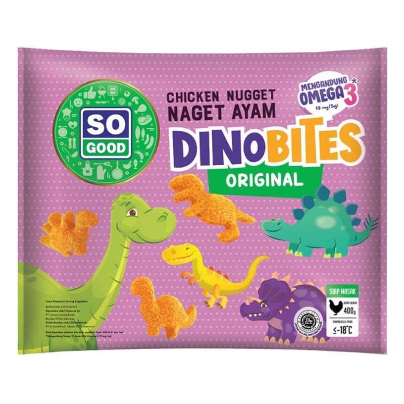 

So Good Dino Chicken Nugget Original 400 gr