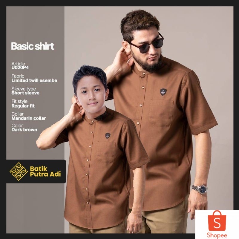 Batik Putra Adi - Baju koko kurta couple premium distro excellent quality lengan pendek ayah&anak | 