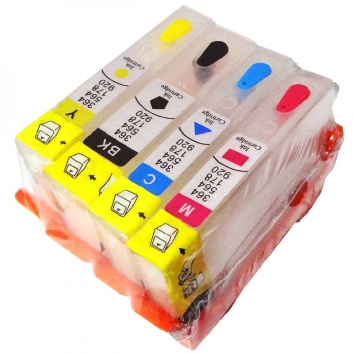 Cartridge Ciss Refillable 920 Tanpa Chip MCISS 920 No Chip Compatible for Printer Officejet 7000 750