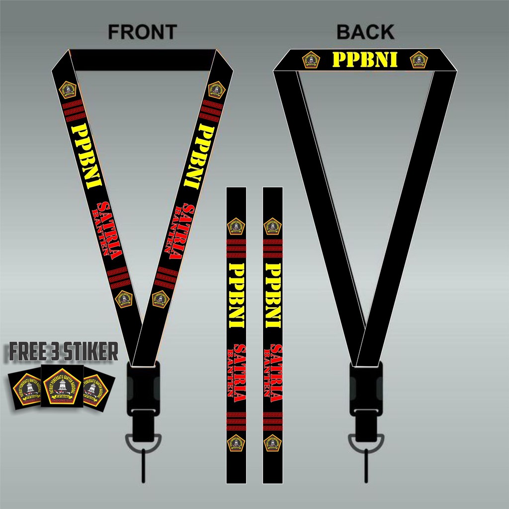 

tali ID card lanyard PPBNI SATRIA BANTEN ormas 1