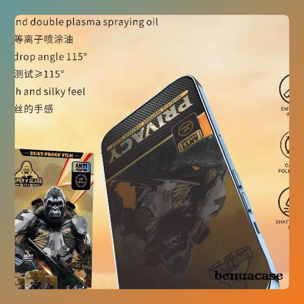 PREMIUM TG Spy Kaca Tebal for Oppo A15 A16 A17 A18 A3x A38 A5i A5s A52 A54 A55 A57 A58 A60 A72 A74 A