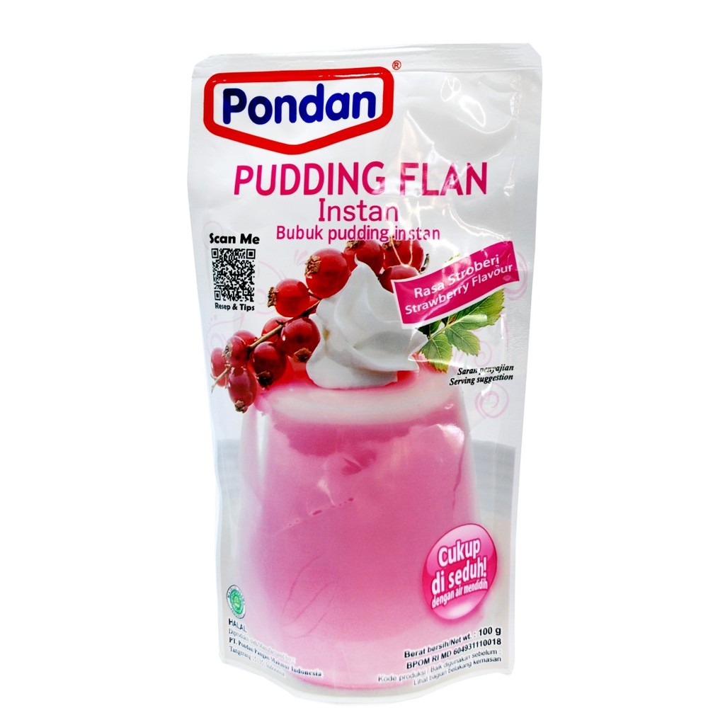 

New Item PONDAN PUDDING FLAN STROBERI 100G