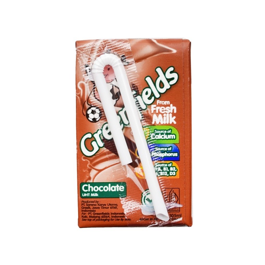 

NEW ITEM MINUMAN GREENFIELDS UHT CHOCOLATE 105ml