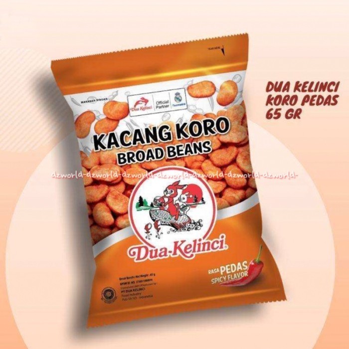 

NEW ITEM SNACK DUA KELINCI KACANG KORO PEDAS 65g