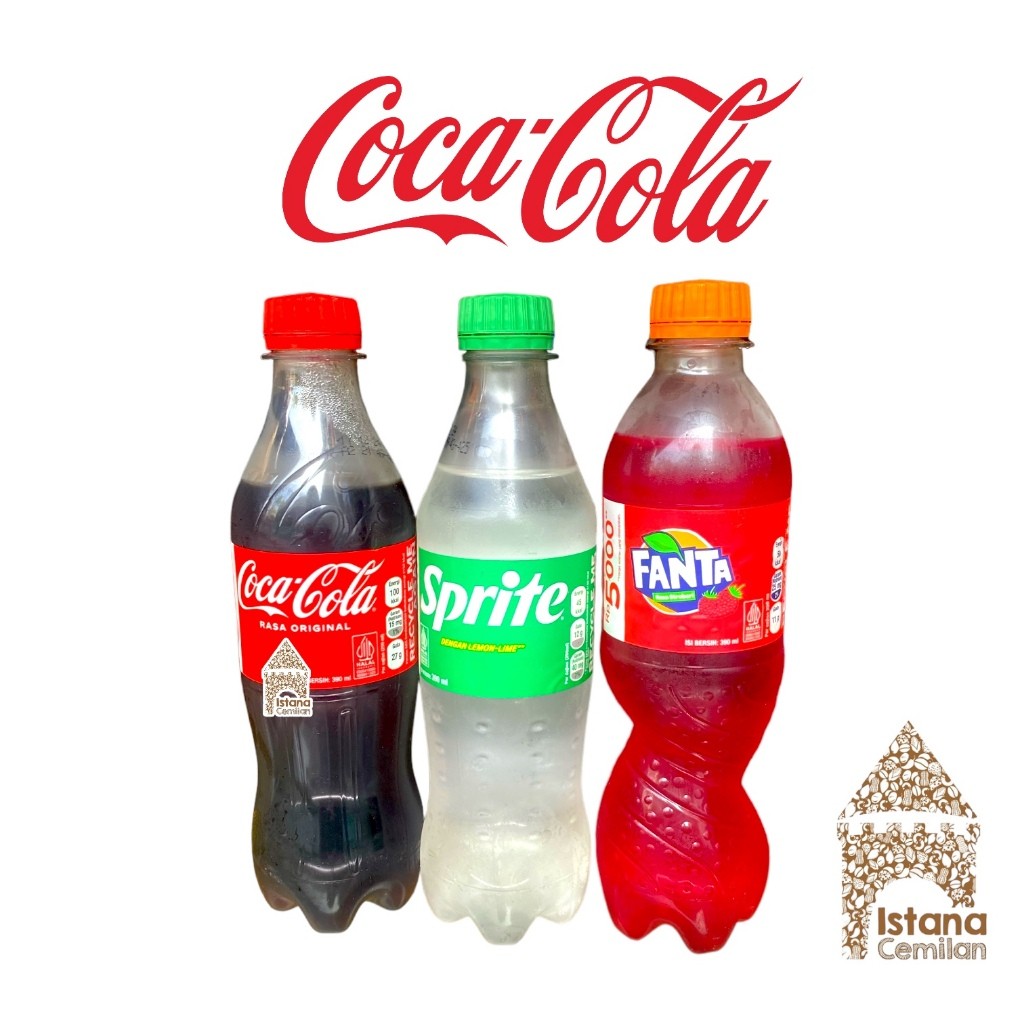 

Coca Cola / Fanta / Sprite Botol Minuman Soda 390 ML