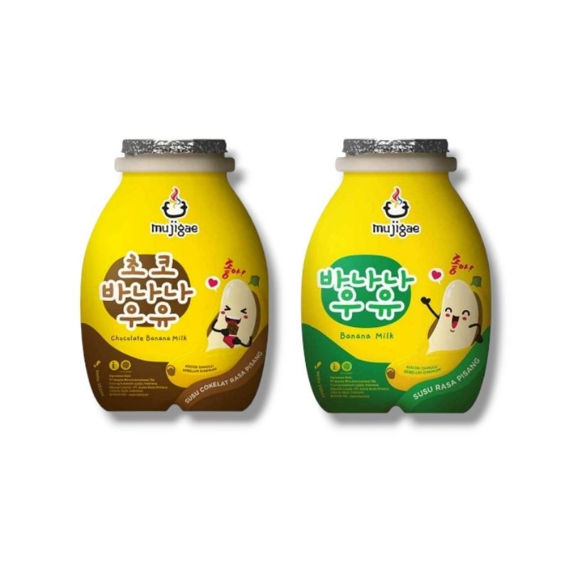 

Mujigae Banana Milk Original / Chocolate 250 mL HALAL MUI