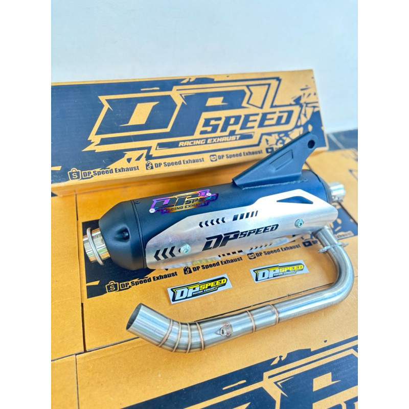 Knalpot DP_Speed Mio sporty Nmax Aerox Vario Beat Scoopy Original DP_Speed Exhaust inlet 38 out 45