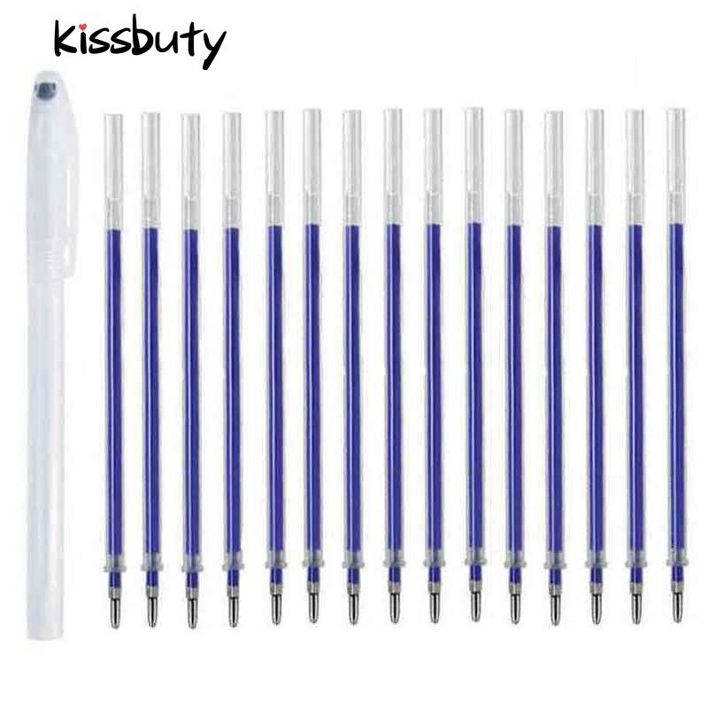 

16Pcs Fabric Marker Pen Heat Erasable Pens Refill Rod DIY Patchwork Dressmaking High Temperature Disappearing Washable Handle