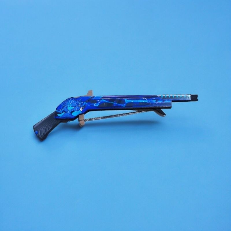 TERMURAH Pistol Mainan Kayu SG Bunny FF tembakan karet pp-2