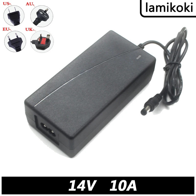 Adaptor Daya 14V 10A Kabel Daya Mesin Las Speaker Motor Mesin Bola Inframerah 14V 8A 6A 5A